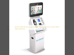 24 pollici self-service cassa macchina di deposito touch screen banca cassiere macchina