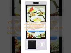 Ordine self-service pagamento schermo touch scanner codice a barre chiosco