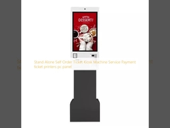 Autonomo auto-ordine biglietto chiosco macchina di servizio di pagamento biglietto stampanti pc pannello