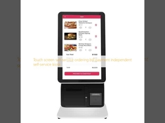 Chiosco a schermo sensoriale self-service ordinazione pagamento delle bollette