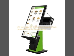 Chiosco self-ordering da lobby da 21,5 pollici con touchscreen capacitivo, sistema self-payment all-in-one