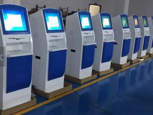 pagamento all'aperto girante del chiosco del touch screen della stampante del reporter della macchina di bancomat di self service