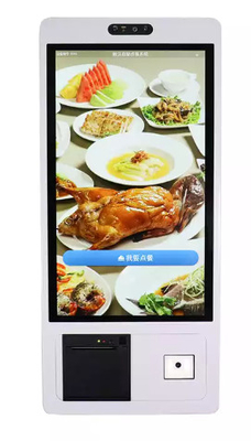 chiosco del lettore di codici a barre del touch screen di pagamento di ordine di self service