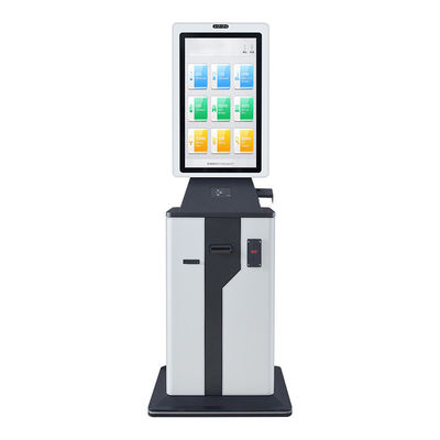 Macchina a 23 pollici di self service del accettore dei contanti della Banca della macchina del chiosco di BANCOMAT di Ragistar dei contanti del touch screen