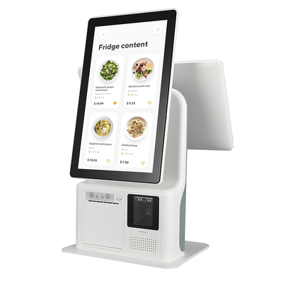 Chiosco d'ordinazione di posizione del biglietto della macchina di servizio di Mini Dual Touch Screen Self