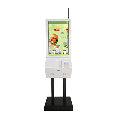 32" macchina dell'interno d'ordinazione del biglietto di pagamento del chiosco di self service di dimensioni dello schermo