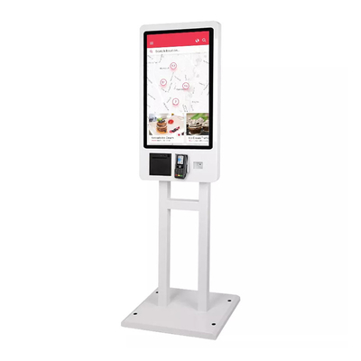 Chiosco a 32 pollici di paga di auto dei sistemi di posizione del touch screen per i fast food