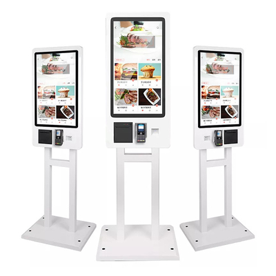 Chiosco a 32 pollici di paga di auto dei sistemi di posizione del touch screen per i fast food