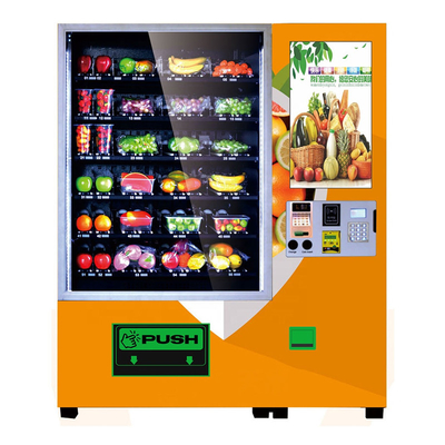 Chiosco a 22 pollici della frutta dell'alimento del distributore automatico di pagamento di self service con il nastro trasportatore