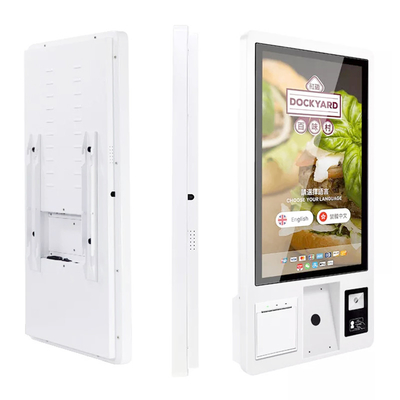 Il touch screen sta l'ordine del ristorante dell'ordinazione di pagamento di controllo del chiosco self service di Digital