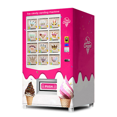 Chiosco a 22 pollici del distributore automatico per le bevande del gelato 540 unità