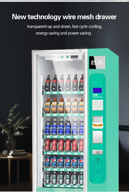 Pagamento freddo a 32 pollici dei contanti e della moneta del chiosco del distributore automatico delle bevande per all'aperto