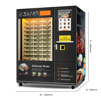 Chiosco self service congelato caldo automatico dell'alimento del distributore automatico dell'alimento