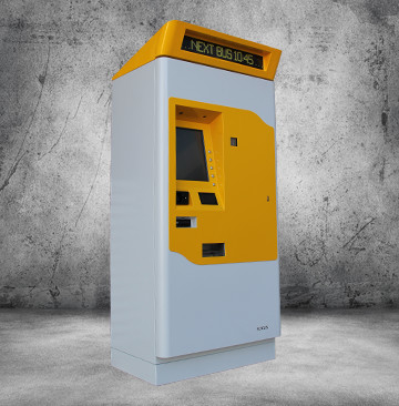 Distributore automatico di biglietti per bancomat Chiosco per bancomat