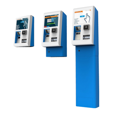 Distributore automatico Cashless del biglietto di self service del touch screen per il supermercato