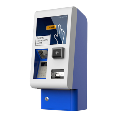 Distributore automatico Cashless del biglietto di self service del touch screen per il supermercato