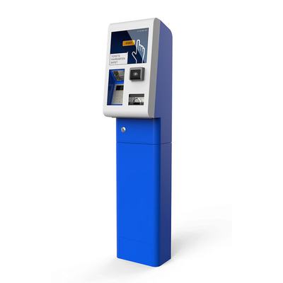 Distributore automatico Cashless del biglietto di self service del touch screen per il supermercato