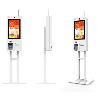 Chiosco d'ordinazione di auto intelligente per il chiosco di pagamento dell'analizzatore di Bill QR del fast food