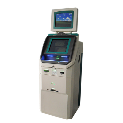 Macchina doppia di bancomat dello schermo che conta Bill Payment For Cash In e contanti fuori