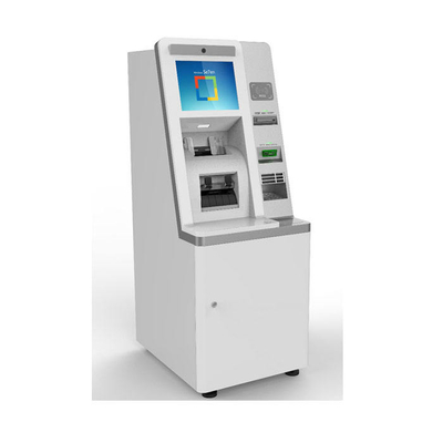 220V 17" chiosco straniero di BANCOMAT della macchina di cambio dello schermo con il accettore e l'erogatore dei contanti