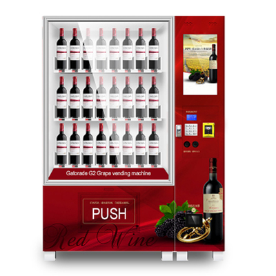 Chiosco a 22 pollici dell'erogatore dell'alcool dell'acqua del distributore automatico di Bevrage del touch screen
