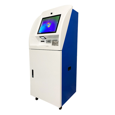 Macchina di cassiere a 24 pollici della Banca del touch screen della macchina del deposito in contanti di self service