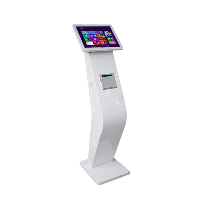 Pavimento a 22 pollici che sta la macchina elettronica del chiosco del touch screen del biglietto del sistema di Android