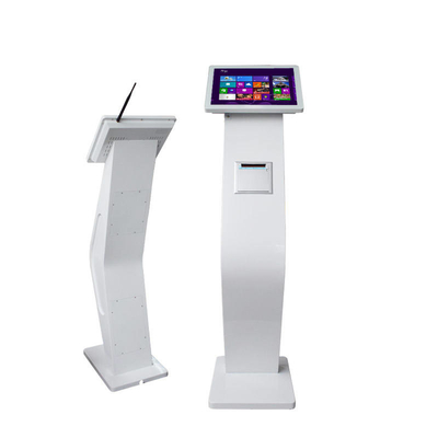 Pavimento a 22 pollici che sta la macchina elettronica del chiosco del touch screen del biglietto del sistema di Android