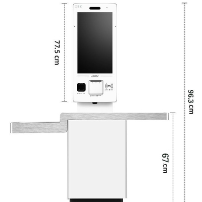 Distributore automatico costato pagamento di Payment Kiosk Ticket della stampante termica del sistema del chiosco di posizione della tassa di ordine