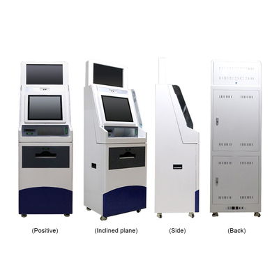 Macchina automatica del biglietto del chiosco rapporto di registrazione di self service del touch screen