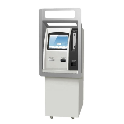 Chiosco di BANCOMAT di pagamento di self service del touch screen ricevere le monete