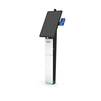 macchina d'ordinazione di pagamento del chiosco di self service con la stampante del biglietto