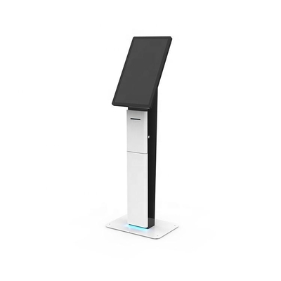 macchina d'ordinazione di pagamento del chiosco di self service con la stampante del biglietto
