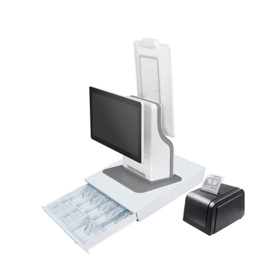 chiosco elettronico per il pagamento automatico del chiosco del desktop del ristorante con coda elettronica touch screen