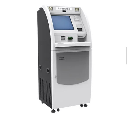Macchina bianca sicura del deposito in contanti per il chiosco di pagamento ed il sistema di posizione