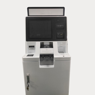 Giacimento della macchina di BANCOMAT di ritiro e cabina intelligenti dello schermo della Banca di ritiro