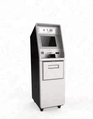 Bancomat all'aperto della macchina di deposito dell'assegno bancario finanziario del chiosco del touch screen