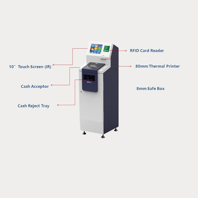 Touch screen a 15 pollici 14 di self service CDM 17 della macchina del deposito in contanti di condizione del pavimento