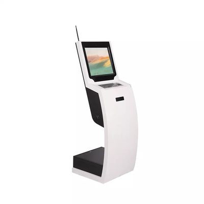 Pavimento che sta LCD annunciando il lettore di schede di IC dell'esposizione Self Service Kiosk per dell'interno
