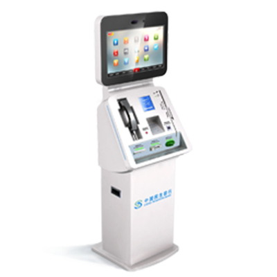 Macchina di cassiere a 24 pollici della Banca del touch screen della macchina del deposito in contanti di self service