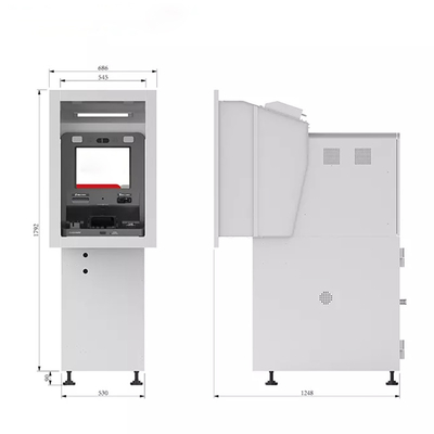Macchina del cassiere dei contanti della macchina del deposito in contanti di bancomat delle soluzioni di self service