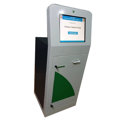 Macchina del deposito in contanti del touch screen per i pagamenti del chiosco dell'assegno bancario