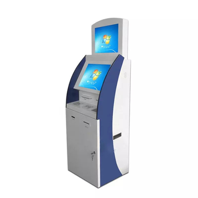Chiosco dei soldi della macchina del deposito di contanti self service del bancomat dello sportello automatico dello schermo 19