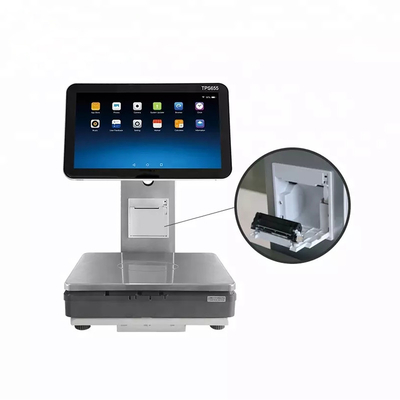 Sistema di posizione del chiosco del touch screen elettronico della scala del registratore di cassa del peso digitale
