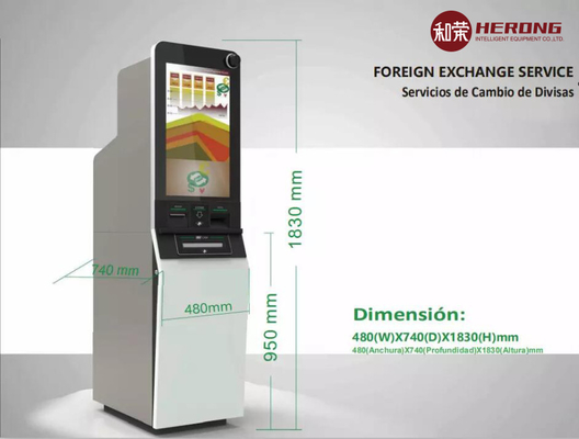 Macchina di cambio di valuta a servizio automatico a destra sinistra Multimedia Speaker