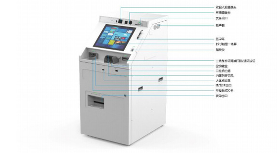 Multifunzioni attrezzature bancarie intelligenti efficienti 600DPI macchina di stampa casuale istantanea di carte