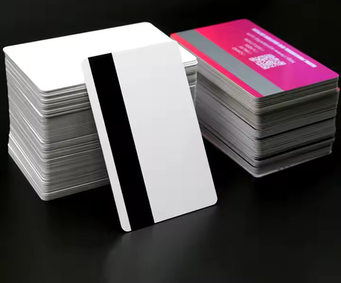 Parti di macchine bancomat Striscia magnetica bianca Smart Blanking Carte in PVC