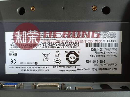 NUOVA unità display LED da 15 pollici NCR ATM di alta qualità con interfaccia USB | Numero di serie: 5943-5100-9090, 594351009090 | Specifiche di alimentazione: 12 V CC 2,0 A