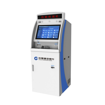 Cash machine multifunzionale di BANCOMAT del chiosco con la multi tastiera linguale