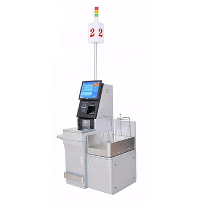 Macchine di self service del sistema di posizione di self service del touch screen RFID in supermercati